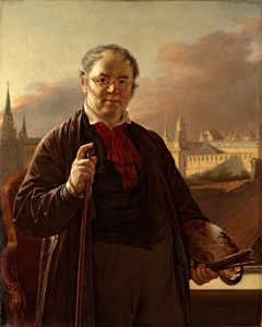 self-portrait by Vasily Andreevich Tropinin