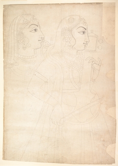 Singer and Sarinda Player by Sahib Ram