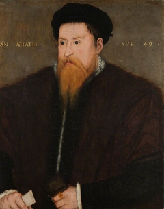 Sir Nicholas Throckmorton (1515-1571), aged 49 by Anonymous