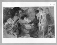 Sketch for a garden party by Hans Makart