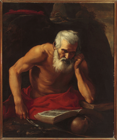 St. Jerome by Leonello Spada