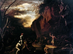 St John Preaching by Salvator Rosa