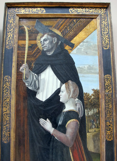 St. Peter and a Kneeling Donor by Ambrogio Bergognone