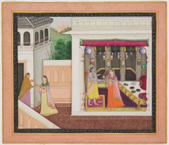 Story of Krishna and Radha by Unknown Artist