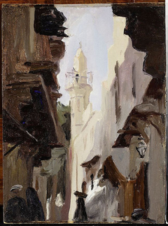 Street in Cairo. From the journey to Egypt by Jan Ciągliński