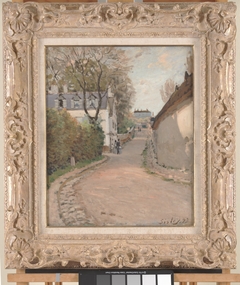 Street in Ville-d'Array by Alfred Sisley