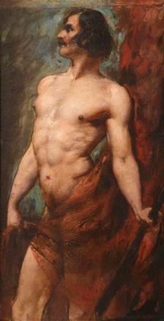 Study of Semi-nude Man by William Etty