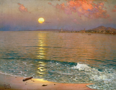 Sun dawn over the Coast of Malaga by Guillermo Gómez Gil