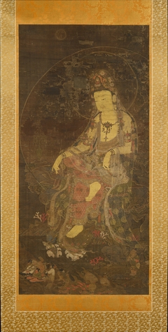 수월관음도 고려-水月觀音圖 高麗-Water-moon Avalokiteshvara by Anonymous