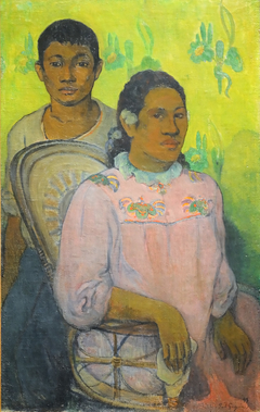 Tahitian Woman and Boy by Paul Gauguin