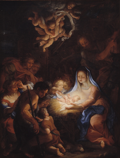 The Adoration of the Shepherds by Giuseppe Bartolomeo Chiari