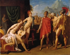 The Ambassadors of Agamemnon in the tent of Achilles by Jean-Auguste-Dominique Ingres