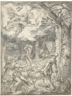 The Annunciation to the Shepherds by David Vinckboons