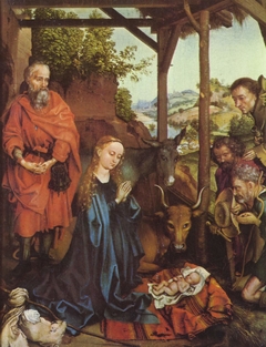 The Birth of Christ by Martin Schongauer