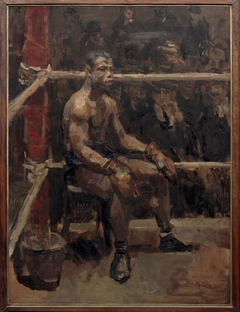 The Black Boxer by Isaac Israels