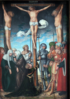 The Crucifixion by Lucas Cranach the Elder