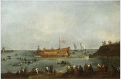 The Doge wedding the Adriatic by Francesco Guardi