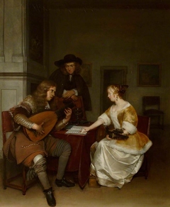 The Duet by Gerard ter Borch