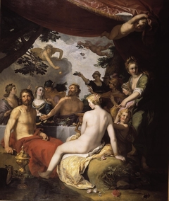 The feast of the gods at the wedding of Peleus and Thetis by Abraham Bloemaert