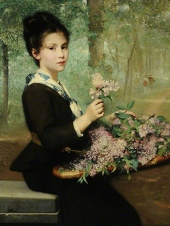 The First Lilac by Emile Lévy