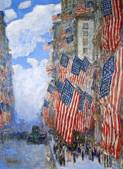 The Fourth of July, 1916 by Childe Hassam