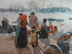 The Immigrants by Raffaello Gambogi