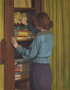 The library by Félix Vallotton