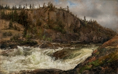 The Lower Falls of Trollhättan by Johan Christian Dahl