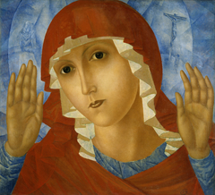 The Mother of God of Tenderness Towards Evil Hearts by Kuzma Petrov-Vodkin