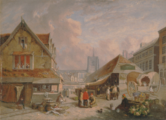 The Old Fishmarket, Norwich by David Hodgson 1798