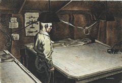 The Plotting Table by Alex Colville