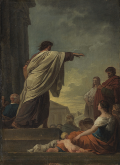 The Predication of Saint Paul by Joseph-Benoît Suvée