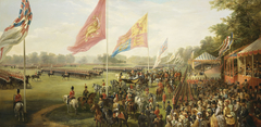 The Review in Windsor Great Park in Honour of the Shah of Persia, 24 June 1873 by Nicholas Chevalier