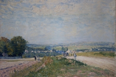 The Road from Montbuisson to Louveciennes by Alfred Sisley