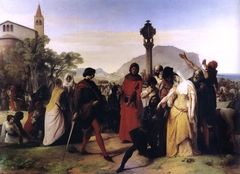 The Sicilian vespers by Francesco Hayez