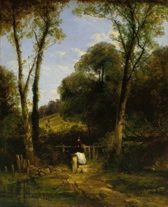 The Stile by Thomas Creswick