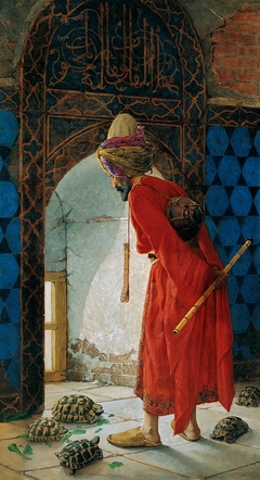 The Tortoise Trainer by Osman Hamdi Bey