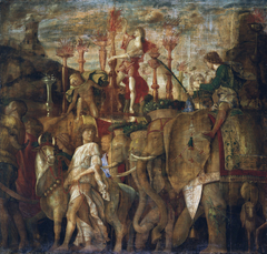 The Triumphs of Caesar: 5. The Elephants by Andrea Mantegna