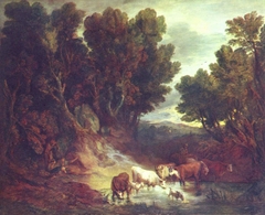 The Watering Place by Thomas Gainsborough