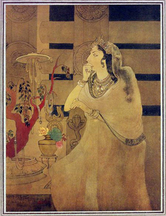 Tissarakshita, Queen of Asoka by Abanindranath Tagore