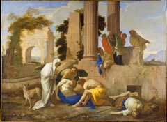 Tobit Burying the Dead by Andrea di Leone