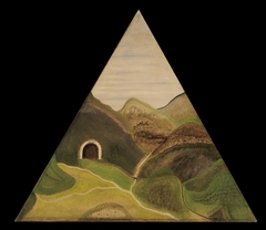 Triangular Mountainscape with Tunnel by Dana Smith