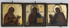 Triptych of the Virgin, Christ, and Saint John the Baptist by Unidentified Artist