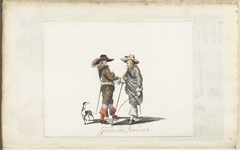 Twee heren in gesprek by Gesina ter Borch