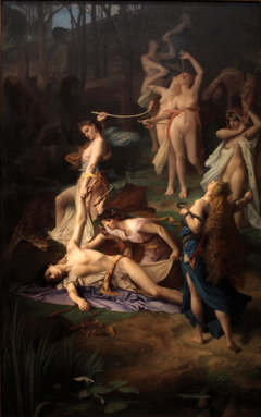 Death of Orpheus by Emile Lévy