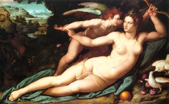 Venus Disarming Cupid by Alessandro Allori