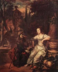 Vertumnus and Pomona by Gerbrand van den Eeckhout