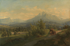 View of the Pilatus from the Emmenthal by Jakob Joseph Zelger