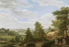 View of the Valley of Montmorency near Saint-Leu-la-Forêt by Pieter Rudolph Kleijn