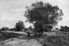 Village Road by Charles-François Daubigny